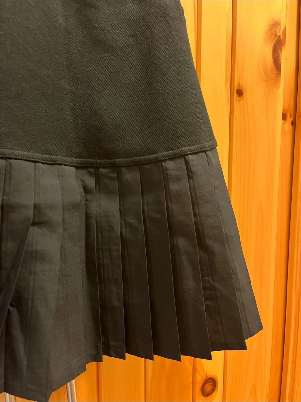 Nike Black Pleated Skater Tennis Skirt